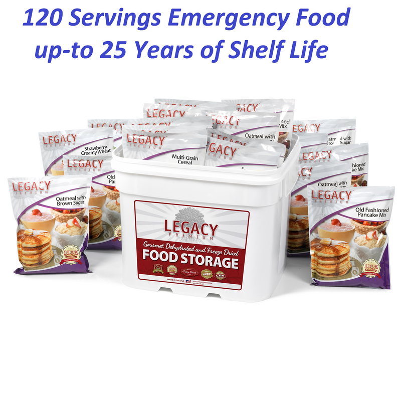 Legacy Entree Emergency Food 120 Servings