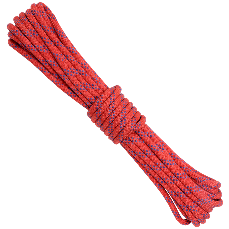 Made with Kevlar Aramid Tactical 3/8 Fire Retardant Rope Heavy Duty Red Blue Tracer