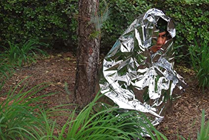 2 Emergency Survival Sleeping Blanket 52 x 84 Mylar