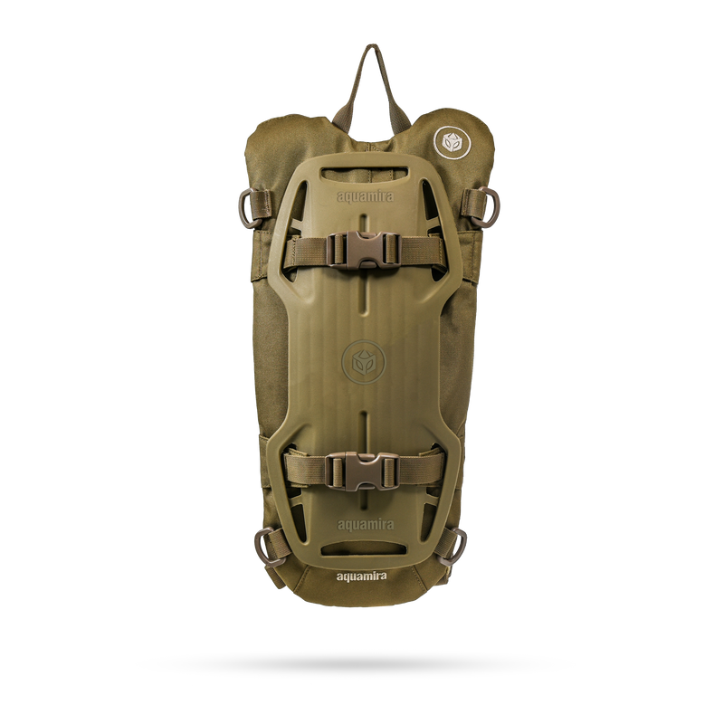 Aquamira GUARDIAN Tactical Hydration Water Bladder Pack Coyote