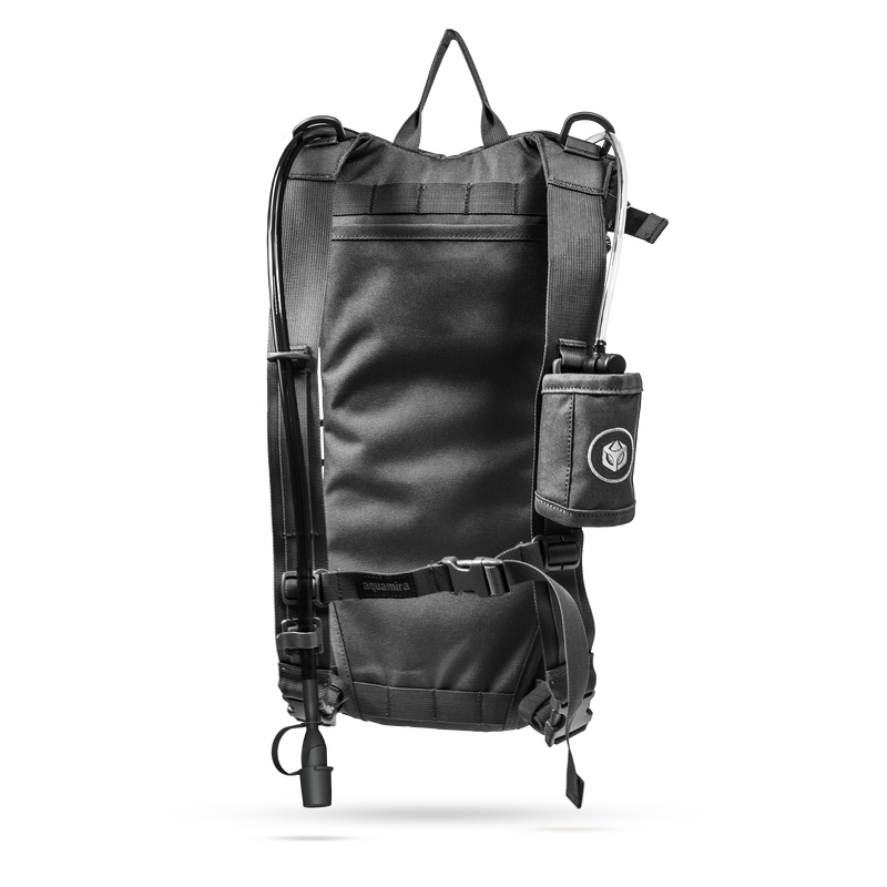 Aquamira RIGGER Tactical Hydration Water Bladder Pack Black