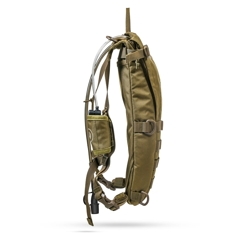 Aquamira RIGGER Tactical Hydration Water Bladder Pack Coyote