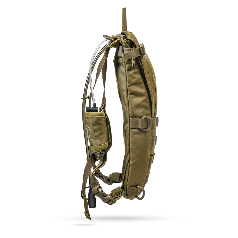 Aquamira RIGGER Tactical Hydration Water Bladder Pack Coyote