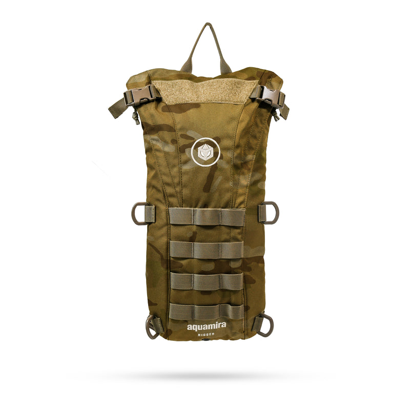 Aquamira RIGGER Tactical Hydration Water Bladder Pack MultiCam