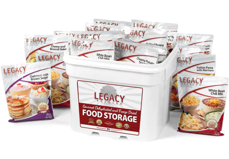 Legacy Premium Emergency Food 4320 Servings Free Survival Kit