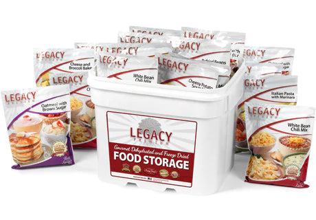 Legacy Premium Emergency Food 2160 Servings Free Survival Kit