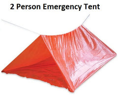 Emergency Survival Camping Shelter Tube Tent Waterproof 2-Person