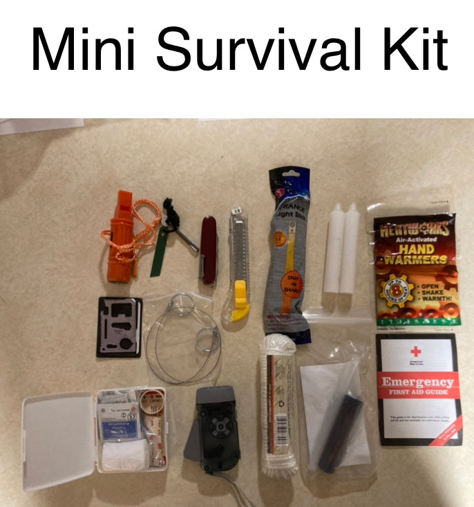 micro survival gear Compact Survival Kit