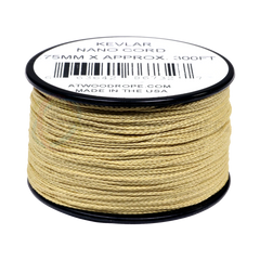 .75mm Nano Cord made with Kevlar Aramid - Yellow 300ft