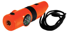 Survival Emergency 7-IN-1 Whistle Flashlight