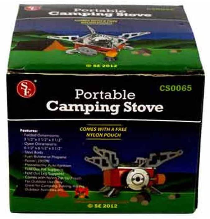 Stove - Portable Camping, With Carrying Case - CS0065
