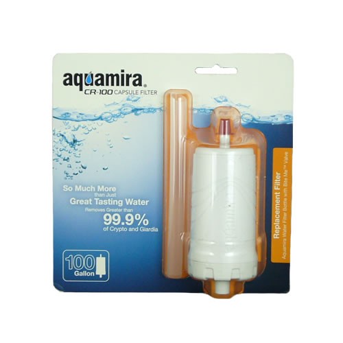 Aquamira CR-100 Cartage 100 Gallon Capacity Water Filter Bottle Replacement