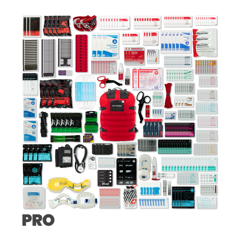 Medic Pro Medical First Aid Kit EMT First Responder 550+