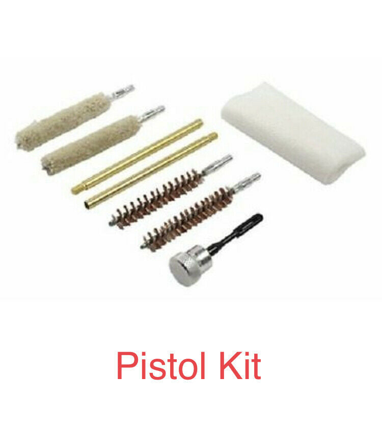 Universal Pistol Cleaning Kit Handgun Compact Pistol Case 9mm .357 .38