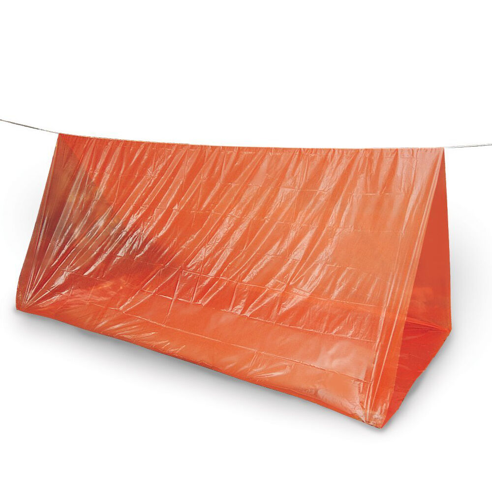 red tent survival Emergency Camping Tube Tent