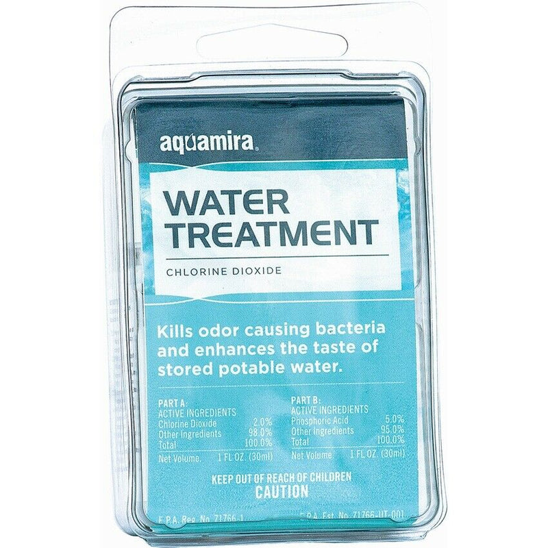 Aquamira Treats 30 or 60-gallon Water Storage Purification Treatment 1 - 2 oz.