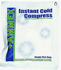 12 Instant Ice-Cold Packs 4x5 Ammex Therapy Pack NH4NO3